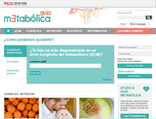 Tablet Screenshot of guiametabolica.org